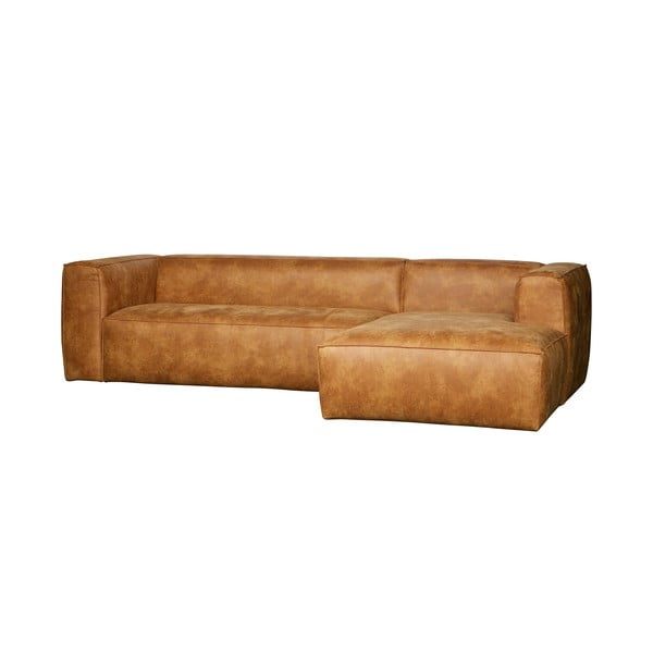 Ruda perdirbtos odos kampinė sofa WOOOD Bean, dešinysis kampas-image-2