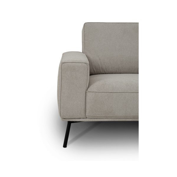 Pilkai smėlinės spalvos kampinė sofa iš šenilinio audinio (su dešiniuoju kampu/„L“ formos) Amsterdam – Scandic-image-4