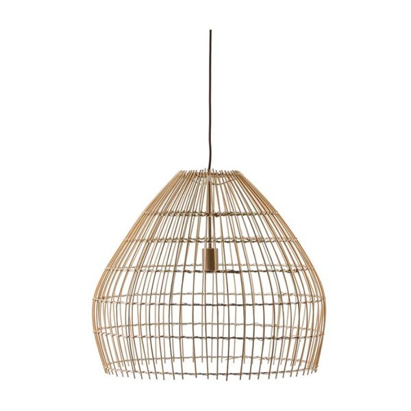 Pakabinamas šviestuvas su bambuko gaubtu Tierra Bella Le Lue, ø 60 cm