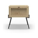 Naktinis staliukas natūralios spalvos iš ąžuolo Ecrin – Marckeric