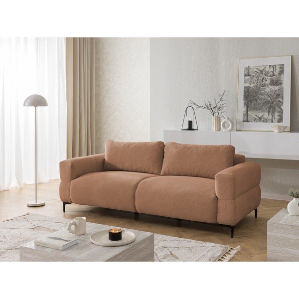 Terakotos spalvos sofa 217 cm Helio – Ropez-image-2