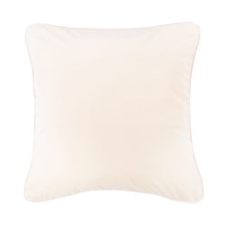 Kreminės ir baltos spalvos pagalvėlė Tiseco Home Studio Velvety, 45 x 45 cm