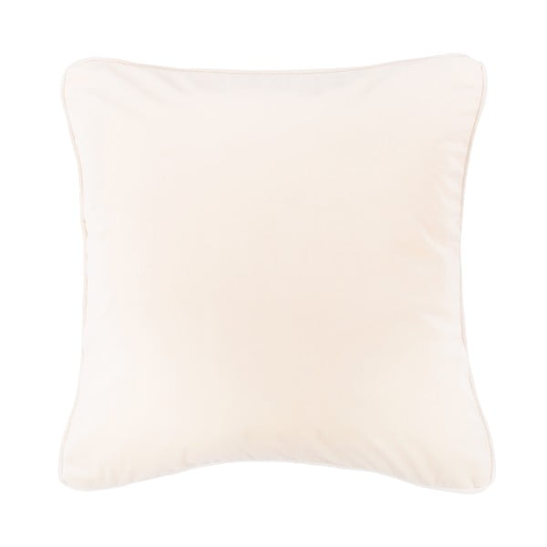 Kreminės ir baltos spalvos pagalvėlė Tiseco Home Studio Velvety, 45 x 45 cm