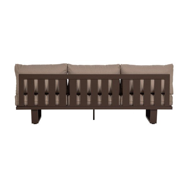 Rudos spalvos iš audinio sodo sofa Bear – WOOOD-image-3