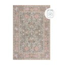 Skalbiamas šviesiai žalios spalvos kilimas 152x230 cm Una Floral – Flair Rugs