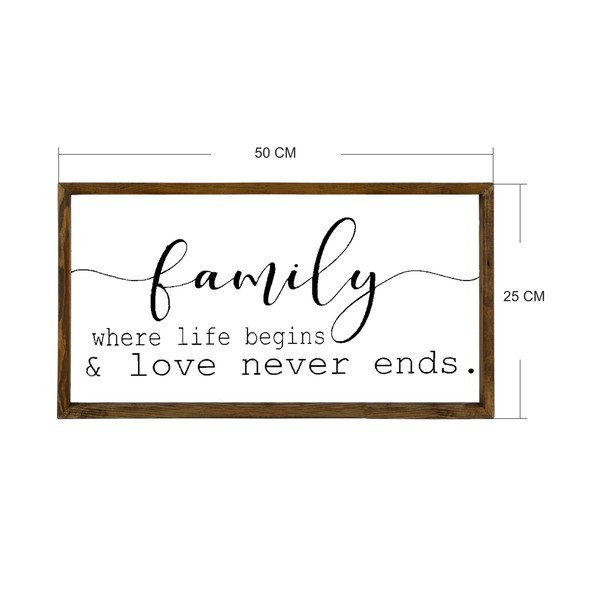 Sieninis paveikslas Kate Louise Family, 50 x 25 cm-image-3