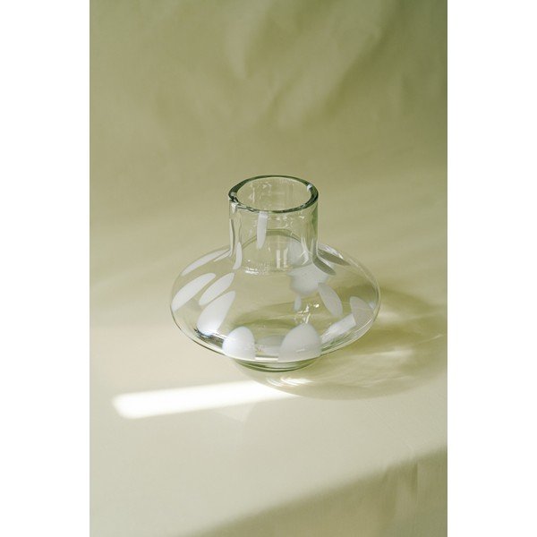 Iš stiklo  rankų darbo vaza (aukštis 28 cm) Glom – noo.ma-image-1