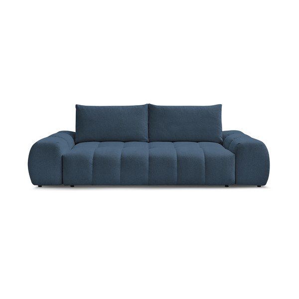 Tamsiai mėlynos spalvos iš šenilinio audinio sofa 278 cm Everest – Bobochic Paris