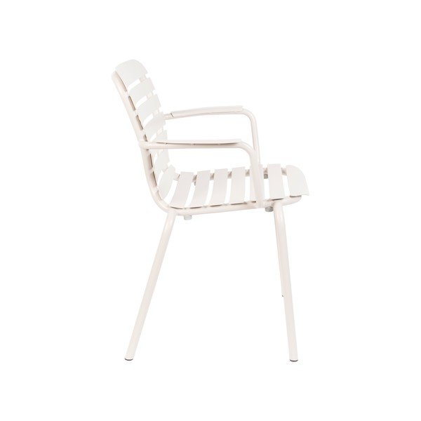 Metalinės sodo kėdės baltos spalvos 2 vnt. Vondel – Zuiver-image-3