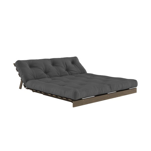 Sulankstoma sofa juodos spalvos 160 cm Roots – Karup Design-image-4