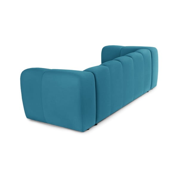 Turkio spalvos iš velveto sofa 225 cm Cube – Bonami Selection-image-4