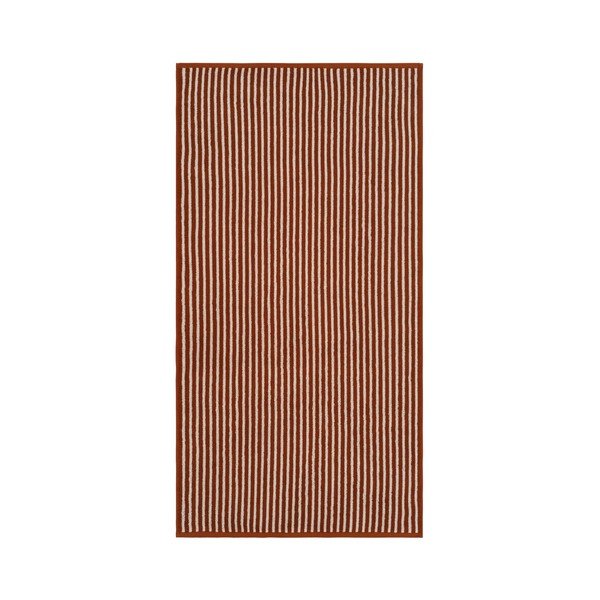 Konjako rudos spalvos/kreminės spalvos iš medvilnės vonios rankšluostis 70x140 cm Dixie – Jotex