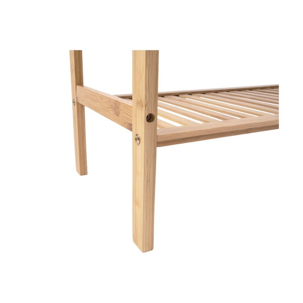 Iš bambuko spintelė batams natūralios spalvos su suoliuku Dure – Leitmotiv-image-2