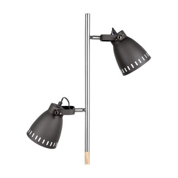 Juodas laisvai pastatomas šviestuvas "Leitmotiv Mingle-image-1