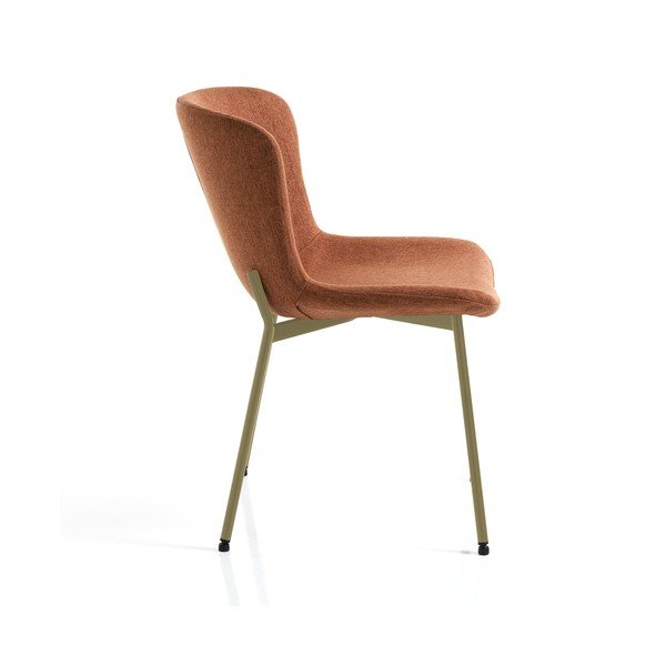 Oranžinės spalvos valgomojo kėdės 2 vnt. Snug – Tomasucci-image-2