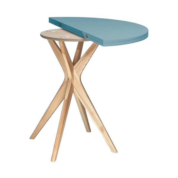 Apvalios formos prailginamas valgomojo stalas 45x90 cm Jubi – Ragaba-image-3