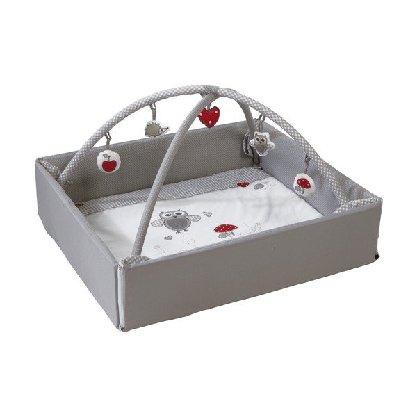 Pilkos spalvos vaikų žaidimų kilimėlis 75x85 cm Adam & Eule – Roba-image-1