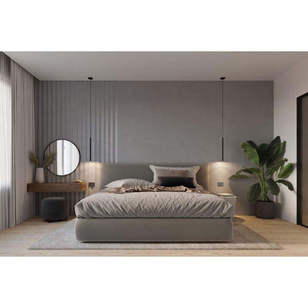 Juodas pakabinamas šviestuvas Sollux Fideus Single-image-3