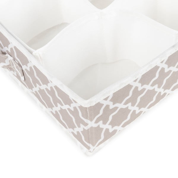 Smėlio spalvos daiktų dėklas su 16 skyrių Compactor, 40 x 40 cm-image-4