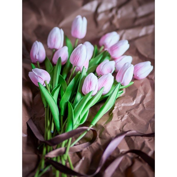 Dirbtinė gėlė (aukštis 32 cm) Tulip – Bloomingville-image-1