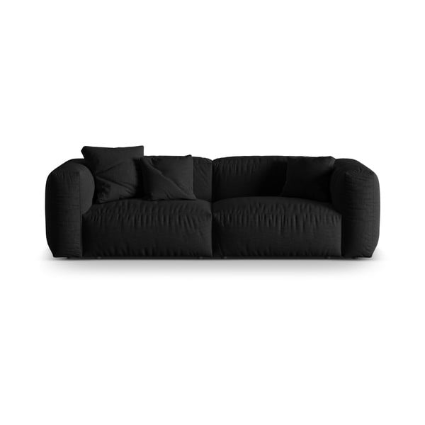 Sofa juodos spalvos 240 cm Martina – Micadoni Home