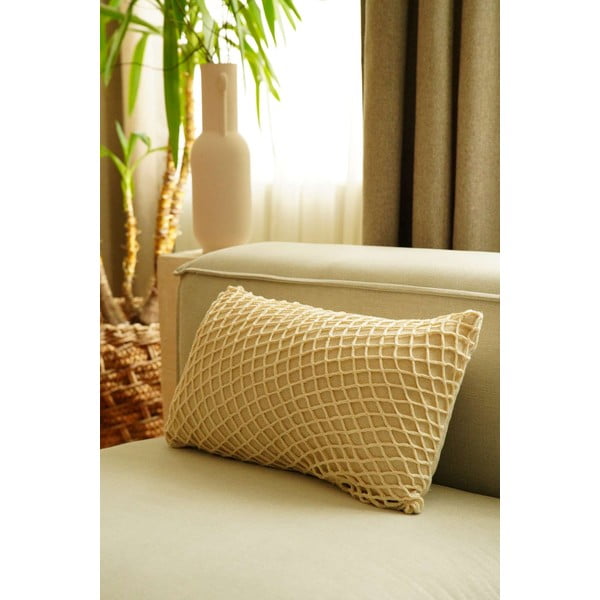 Iš medvilnės dekoratyvinis pagalvės užvalkalas 30x50 cm Net – Mioli Decor-image-3