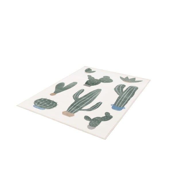 Žalios spalvos/dramblio kaulo spalvos vaikiškas kilimas 120x170 cm Cacto Malachite – FD-image-4