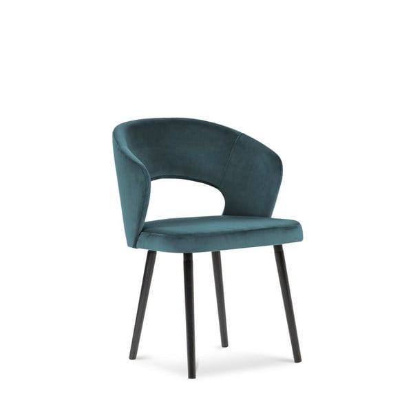 Smaragdo spalvos valgomojo kėdė su aksomo apmušalais Windsor & Co Sofos Elpis