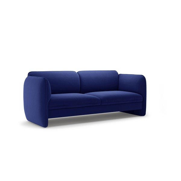 Mėlynos spalvos sofa iš velveto 204 cm Georgia – Micadoni -image-2