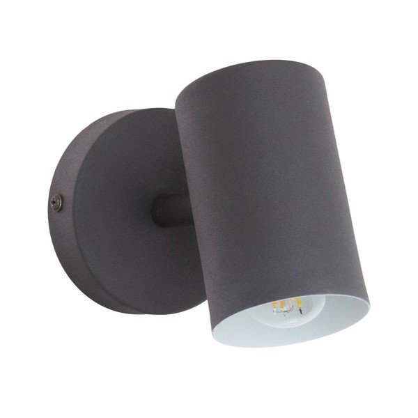 Juodos spalvos iš metalo sieninė lempa Manie – Kave Home