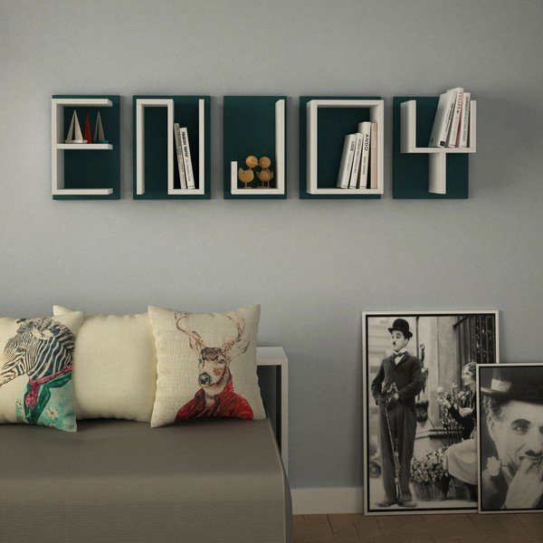 5 sieninių lentynų rinkinys "Homitis Enjoy Mustard-image-1