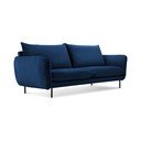 Mėlyna aksominė sofa 160 cm Vienna - Cosmopolitan Design