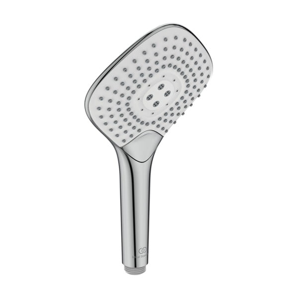 Iš plastiko dušo galvutė blizgios sidabrinės spalvos IdealRain Evo Jet – Ideal Standard
