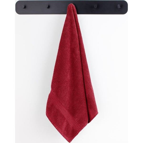 Raudonas rankšluostis DecoKing Marina, 50 x 100 cm-image-1