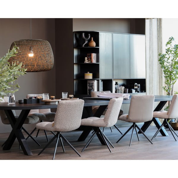 Su pasukimo funkcija valgomojo kėdė smėlio spalvos Vinny – WOOOD-image-1