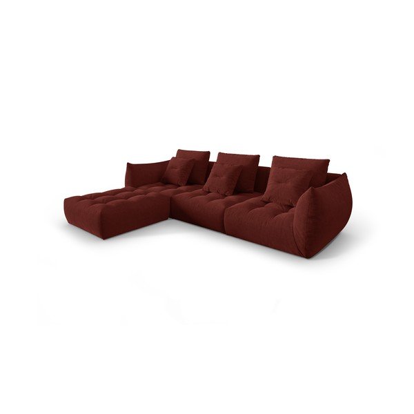 Kampinė sofa raudonos spalvos (kintama) Bloom – Micadoni Home-image-2