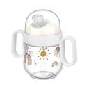 Smėlio spalvos iš plastiko vaikiškas puodelis 200 ml Sunshine & Rainbow – Mepal