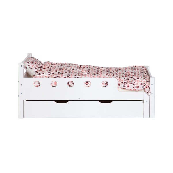 Vaikiška lovos daiktadėžė baltos spalvos 70x140 cm White Junior – Flexa-image-2