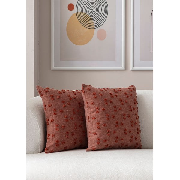 Dekoratyviniai pagalvių užvalkalai 2 vnt. 43x43 cm Tuffet – Mioli Decor-image-3