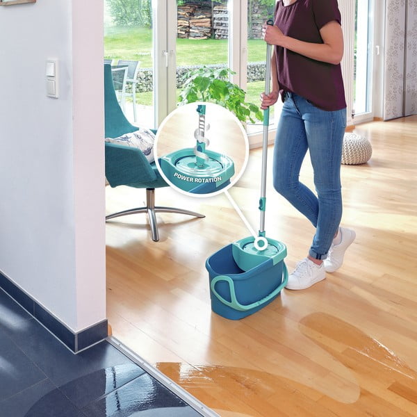 Rotacinė šluota su kibiru ir grindų valikliu Rotation Disc Ergo - LEIFHEIT-image-4