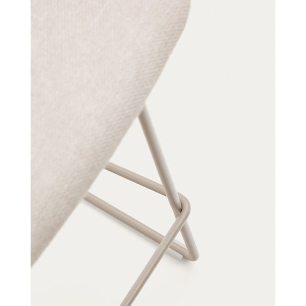 Smėlio spalvos baro taburetė (sėdynės aukštis 76 cm) Zahara – Kave Home-image-2