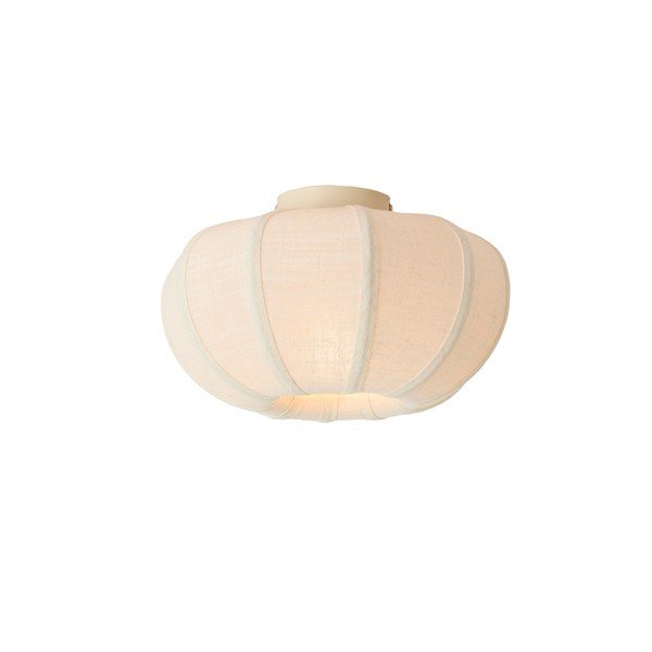 Kreminės spalvos lubinis šviestuvas ø 30 cm su tekstiliniu gaubtu Zosia – Light & Living-image-1