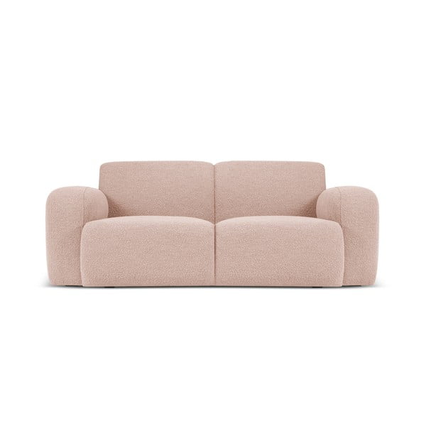 Sofa rožinės spalvos iš boucle 170 cm Molino – Micadoni Home