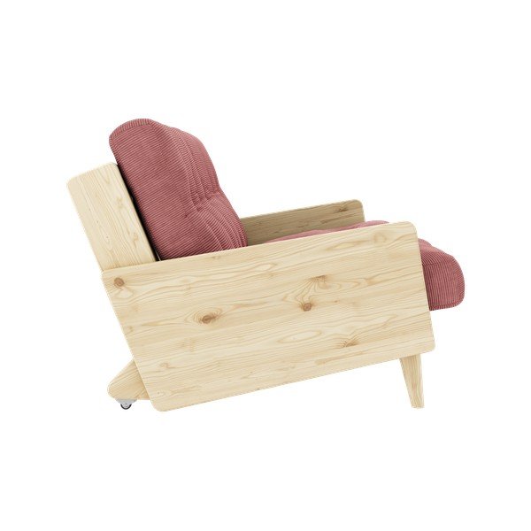 Rožinė spalvos sofa lova 200 cm Indie - Karup Design-image-4