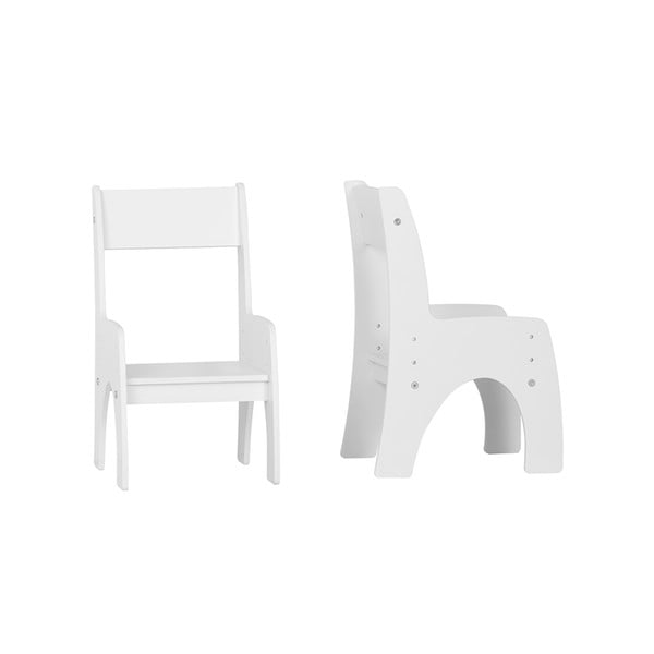 Vaikiška kėdė baltos spalvos Klips – Pinio