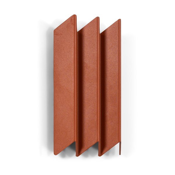 Terakotos spalvos iš metalo sieninė lentyna 13 cm Sensu – Spinder Design-image-3