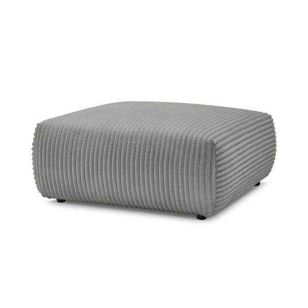 Iš kordinio velveto taburetė tamsiai pilkos spalvos Lucien – Bobochic Paris-image-3