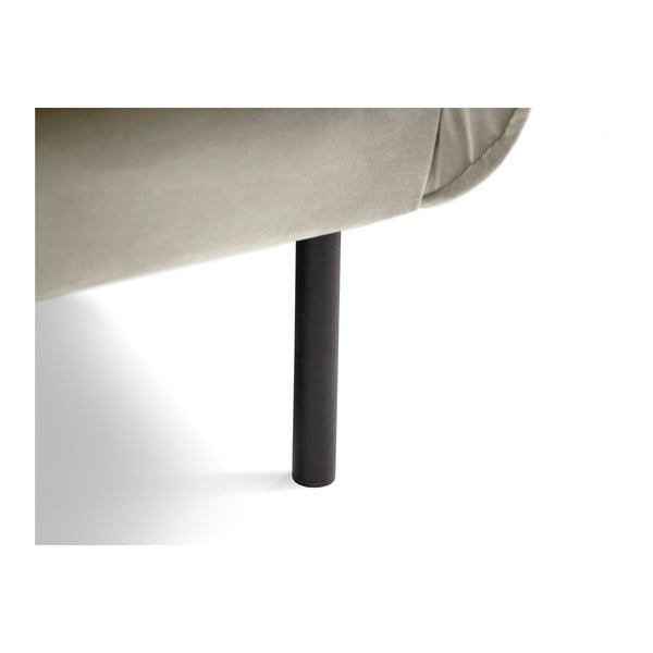 Smėlio spalvos aksomo fotelis Cosmopolitan Design Vienna-image-4