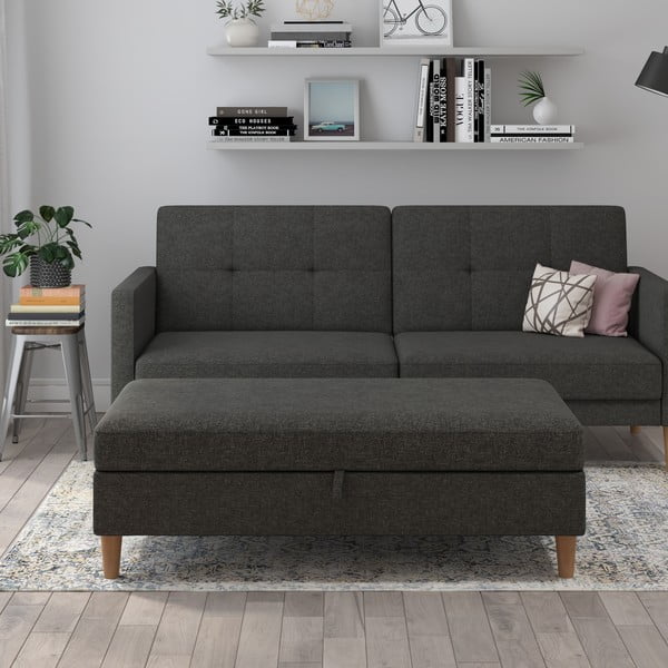 Taburetė tamsiai pilkos spalvos Lilly – Støraa-image-3