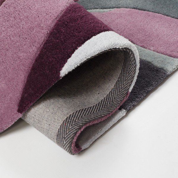 Pilkos ir violetinės spalvos kilimas "Flair Rugs" kilimai "Splinter Purple", 160 x 220 cm-image-4